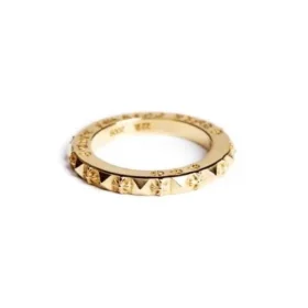 22K guld True Fucking Punk-ring