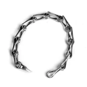 Armband med dragkedjemönster