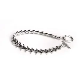 Armband med korsformad svans och logotyp
