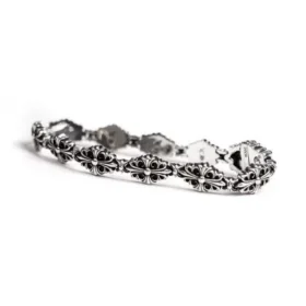 Babyfat Cross Fleur Pattern-Armband