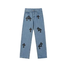 Blå Chrome Hearts-Jeans