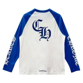 Blå Chrome Hearts-tröja 
