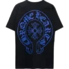 Blå Horseshoe-T-shirt från Chrome Hearts