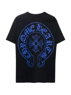 Blå Horseshoe-T-shirt från Chrome Hearts