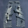 Chrome Hearts Baggy Jeans