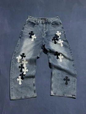 Chrome Hearts Baggy Jeans
