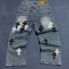 Chrome Hearts Baggy Jeans