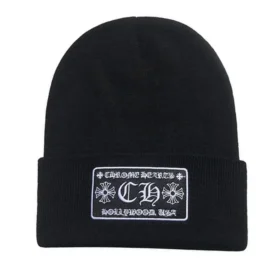 Chrome Hearts Beanie Ch – Svart