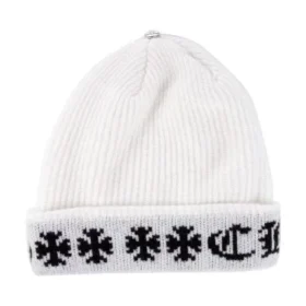 Chrome Hearts Big Daddy kashmirmössa – vit