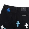 Chrome Hearts blå och vita Cross Patch Jeans Chrome Hearts blå och vita Cross Patch Jeans