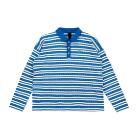 Chrome Hearts blå polotröja