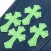 Chrome Hearts Blue Span Denim Byxor Chrome Hearts Blue Span Denim Byxor