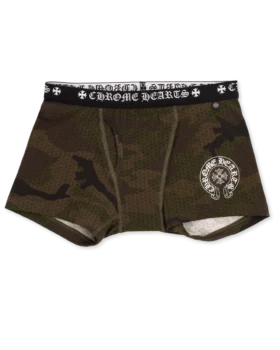 Chrome Hearts boxershorts i bomull med Camo Plus-tryck Chrome Hearts boxershorts i bomull med Camo Plus-tryck