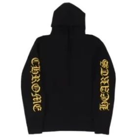Chrome Hearts broderad kashmir-huvtröja i svart