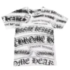 Chrome Hearts Comme Des Garcons T-shirt med tryck, vit, svart Chrome Hearts Comme Des Garcons T-shirt med tryck, vit, svart