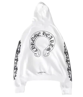 Chrome Hearts Cross Zip-huvtröja