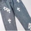 Chrome Hearts Crucifix Cross Patch Jeans Chrome Hearts Crucifix Cross Patch Jeans