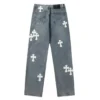 Chrome Hearts Crucifix Cross Patch Jeans Chrome Hearts Crucifix Cross Patch Jeans