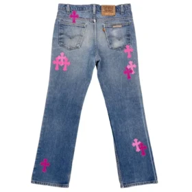 Chrome Hearts Denim rosa Jeans