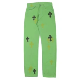 Chrome Hearts Denim Slime Green-Jeans