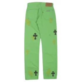 Chrome Hearts Denim Slime Green-Jeans