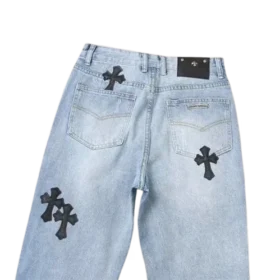 Chrome Hearts Fiends-jeans i denim