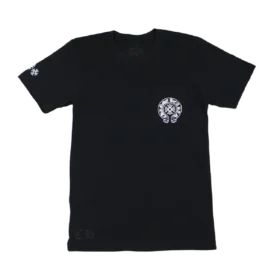 Chrome Hearts flerfärgad T-shirt med Horseshoe och rakt kors