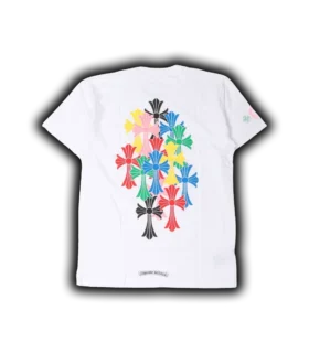 Chrome Hearts flerfärgad T-shirt med kors