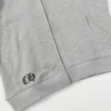 Chrome Hearts grå huvtröja med korsmönster och blommor samt dragkedja Chrome Hearts grå huvtröja med korsmönster och blommor samt dragkedja
