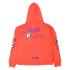 Chrome Hearts Hearts Matty Boy Brain Huvtröja Röd