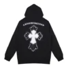 Chrome Hearts High Street Cross Huvtröja Chrome Hearts High Street Cross Huvtröja