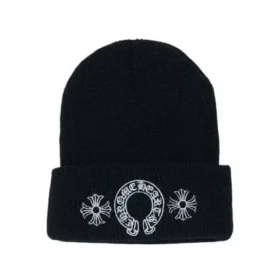 Chrome Hearts Horse Shoe Beanie – Svart