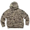Chrome Hearts huvtröja med olika logotyper