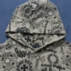 Chrome Hearts huvtröja med olika logotyper