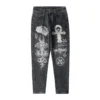 Chrome Hearts-inspirerade jeans