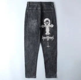 Chrome Hearts-inspirerade jeans