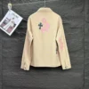 Chrome Hearts-jacka med rosa och svarta kors