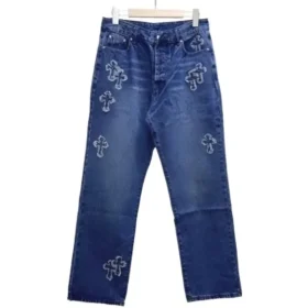 Chrome Hearts-jeans med dragkedja Chrome Hearts-jeans med dragkedja