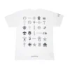 Chrome Hearts kortärmad T-shirt med flera logotyper Chrome Hearts kortärmad T-shirt med flera logotyper