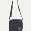 Chrome Hearts läderväska med Filigree Cross