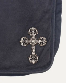 Chrome Hearts läderväska med Filigree Cross