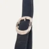 Chrome Hearts läderväska med Filigree Cross