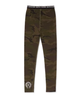 Chrome Hearts leggings i bomull med kamouflageprint