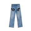 Chrome Hearts Levi’s Cross Patch-jeans – Blå Chrome Hearts Levi’s Cross Patch-jeans – Blå