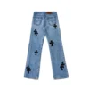 Chrome Hearts Levi’s Cross Patch-jeans – Blå Chrome Hearts Levi’s Cross Patch-jeans – Blå