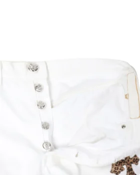 Chrome Hearts Levi’s Leopard Cross Patch-Jeans