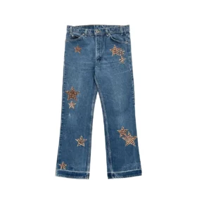 Chrome Hearts Levi’s Star Patch-jeans – Blå