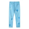 Chrome Hearts ljusblå jeans