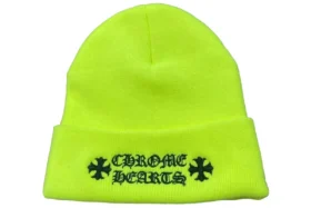 Chrome Hearts Logo Beanie Neon Yellow