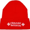 Chrome Hearts Logo Beanie Red